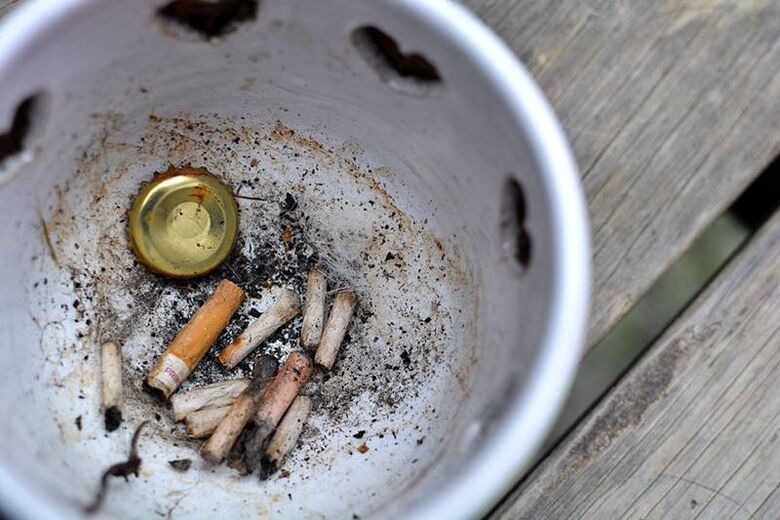 cigarette butts and changes in the body when quitting smoking